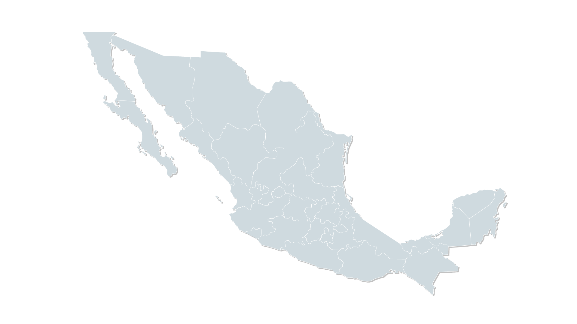 Mapa de recursos en México